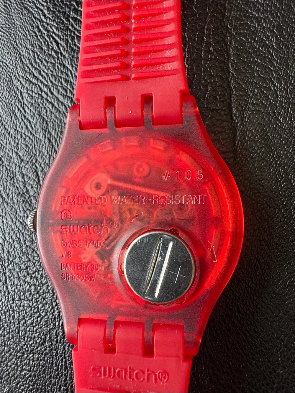Swatch Limited Edition Red Rebel Day Date 42mm- Vibrant Red Dial and Strap